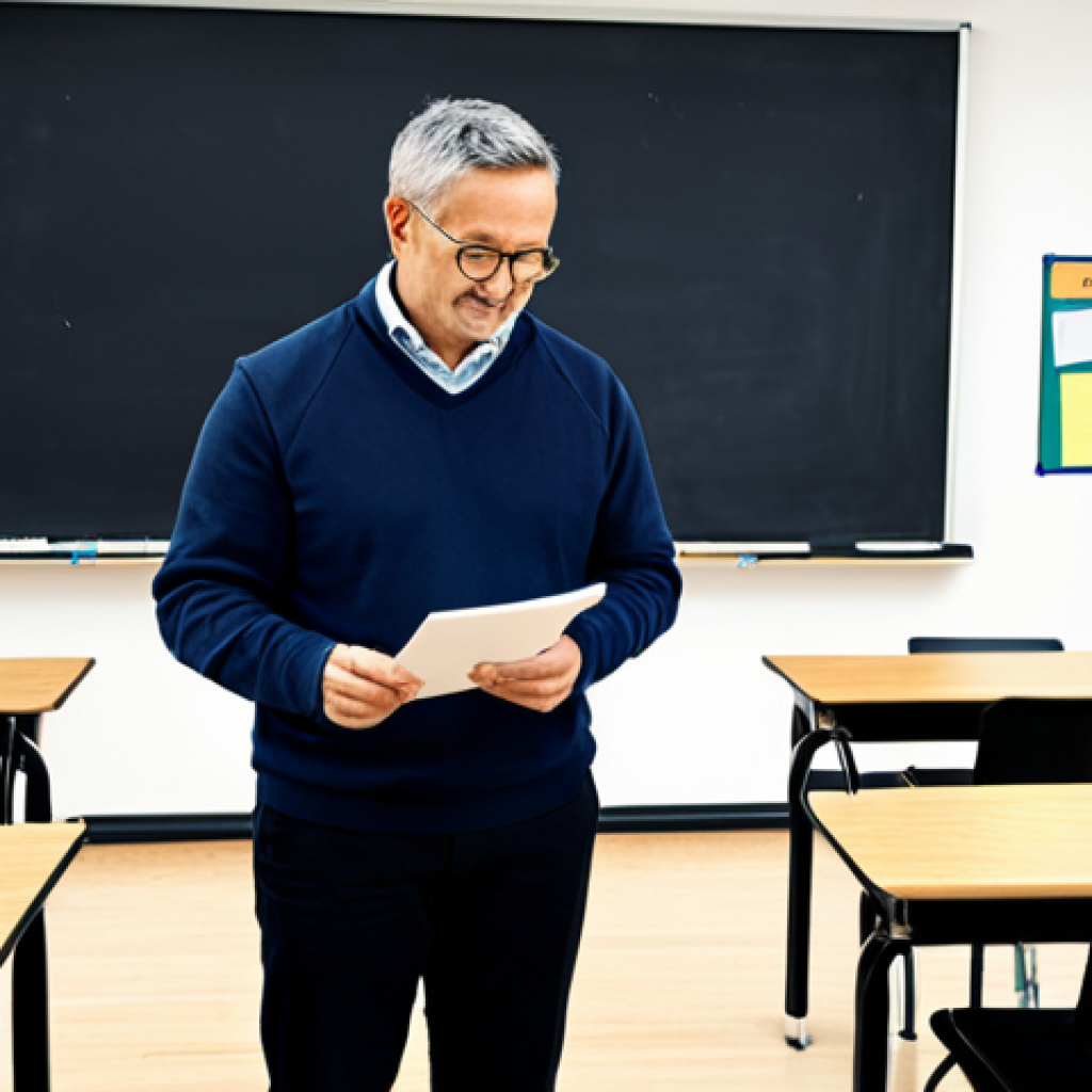 TESOL 강사가 사용하는 최신 도구 - Image Prompt 1: AI Language Partner in a Modern Classroom**