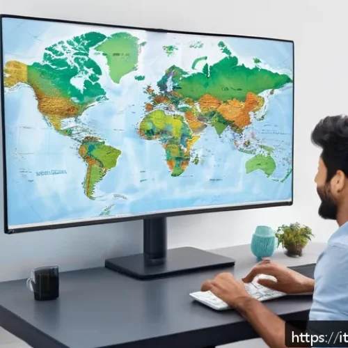 TESOL 자격증으로 경력 전환 성공 - A professional TESOL-certified teacher conducting an engaging online English lesson with a diverse g...